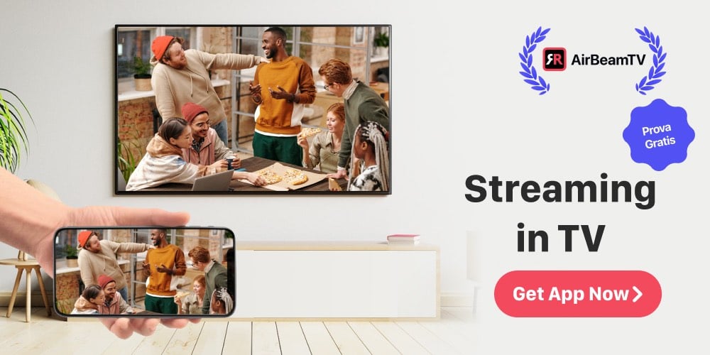 Banner promozionale di AirBeamTV