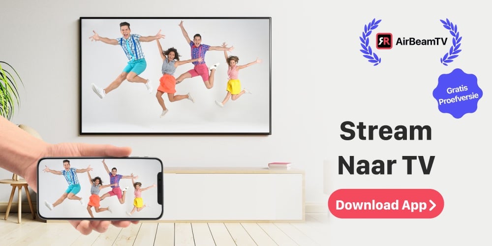 AirBeamTV promotie banner Nederlands