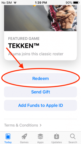 How to redeem promo code in iOS app store - AirBeamTV