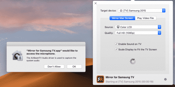 messenger mic not working mac