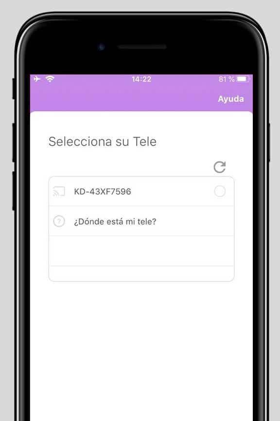 Refleja tu iPhone en un TV Sony