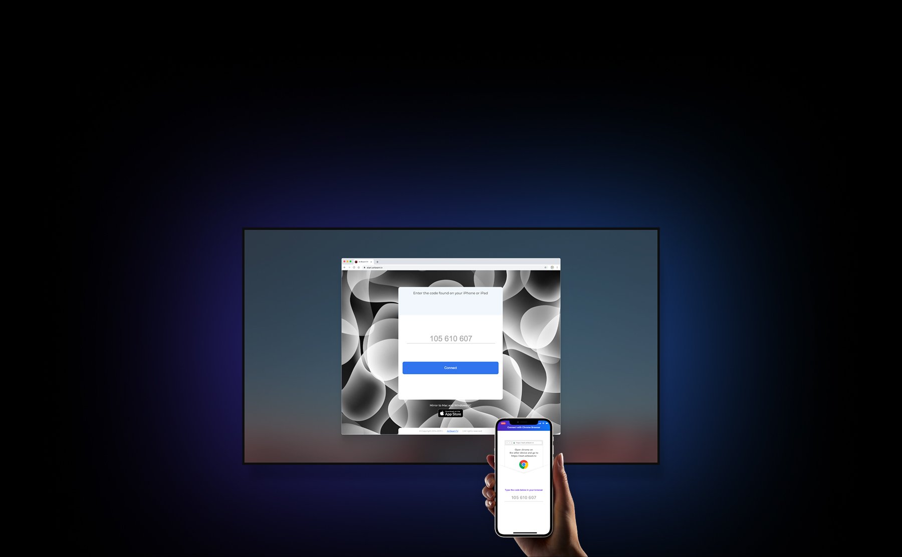 Utilizar o AirPlay para efetuar o streaming de vídeo ou projetar o ecrã do  iPhone ou iPad - Suporte Apple (PT)