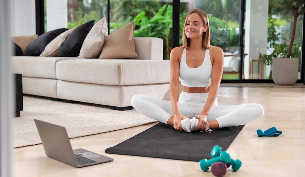 Woman working out
