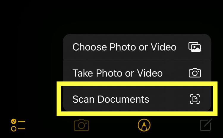 scan document to pdf iPhone hacks