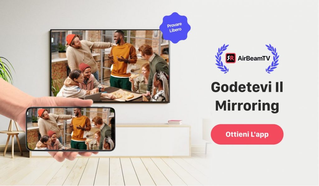 Banner promozionale di AirBeamTV