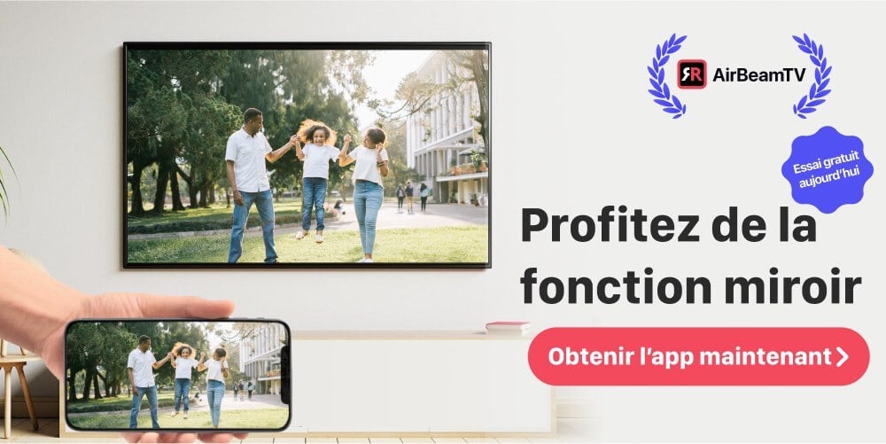 Bannière de promotion AirBeamTV