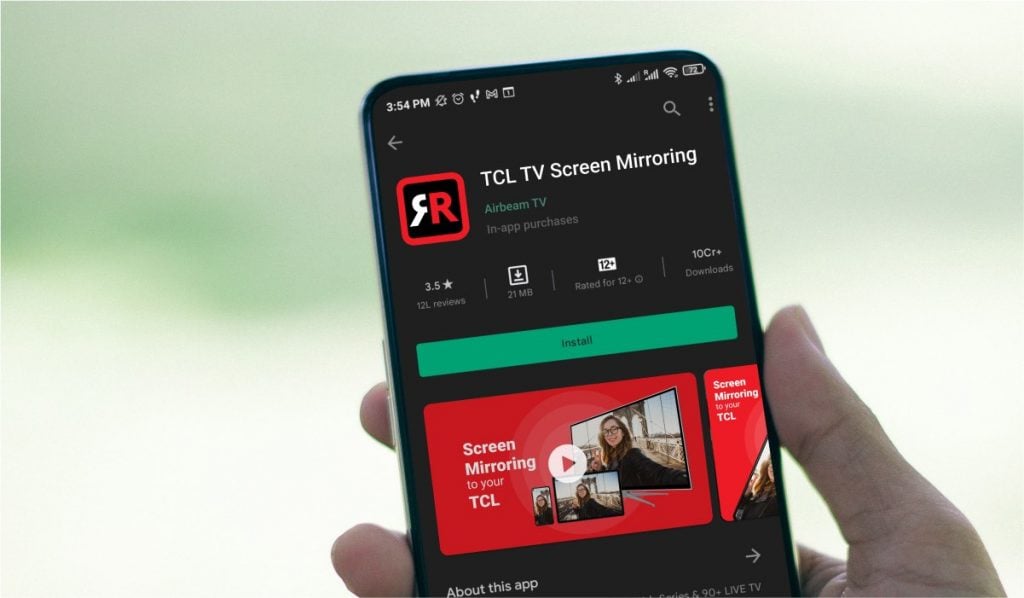 Free App: TCL Smart TV Screen Mirroring, Android